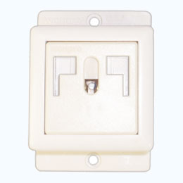 L-shaped safety receptacle set ( 2P+E )