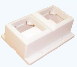Convex type frame for 2 unit use