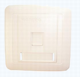 Telephone/Network panel for 1 unit use
