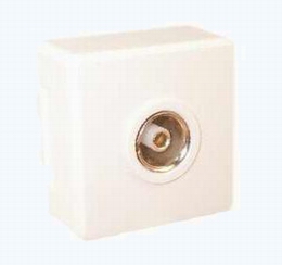 Round shape TV anteena jack