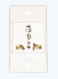 Universal receptacle set Screw type(2P+E)