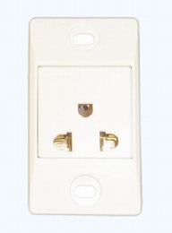 Receptacle set(2P+E)