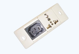 Universal &amp; IEC female Receptacle set (2P+E)