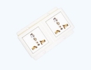 2 Universal receptacle set Screw type(2P+E)