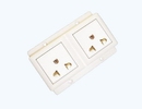 2 Receptacle set (2P+E)