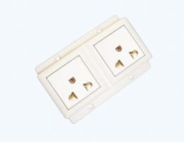 2 Receptacle set (2P+E)