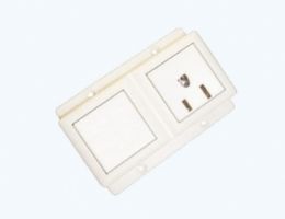 Blind plug &amp; Standard U.S.A receptacle set
