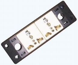 2 Universal receptacle set Screw type(2P+E)
