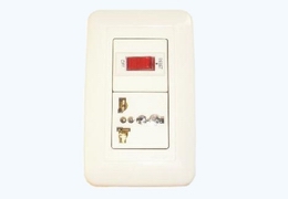 disyuntor y conjunto de receptáculo universal 205V