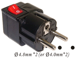 Universal Adaptor(With power switch)