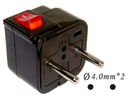 Universal Adaptor(With power switch)