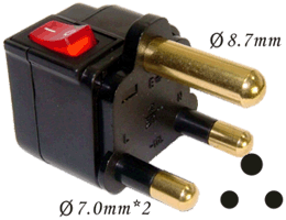 Universal Adaptor(With power switch)