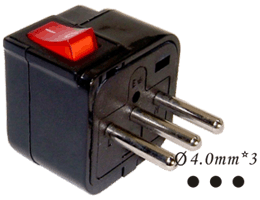 Universal Adaptor(With power switch)