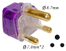 Universal Adaptor(2P+E Ground)