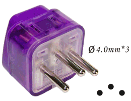 Universal Adaptor(2P+E Ground)