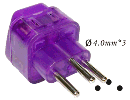 Universal Adaptor(2P+E Ground)