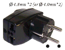 Universal Adapter(3 receptacle)