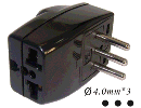 Universal Adapter(3 receptacle)