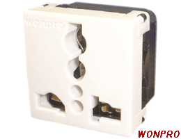 Universal receptacle ( 2P+E )