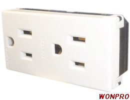 2 Standard U.S.A receptacle