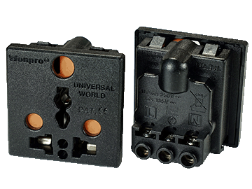 World plugs applicable.