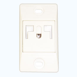 L-shaped safety receptacle set ( 2P+E )