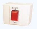 Circuit breaker with switch and indicator