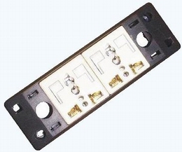 2 Universal + L-shaped safety receptacle set (2P+E)
