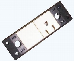 Blind plug &amp; Standard U.S.A receptacle set