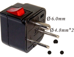 Universal Adaptor(With power switch)